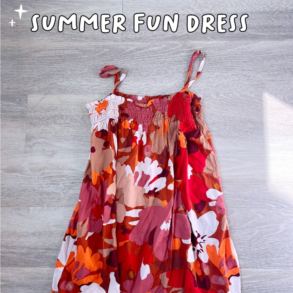Floral mini dress